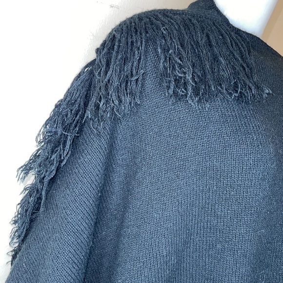 Vintage Sidney Gould Cover Up Sweater Black - Picture 8 of 10